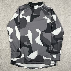 Montec Sweatshirt Men L Gray Long Sleeve Performance Base Layer Snow Ski Outdoor